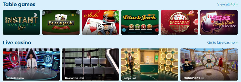 Playfrank Casino-Spiele