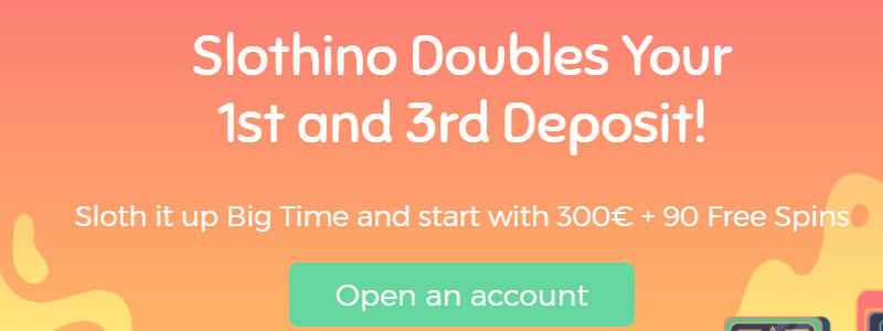 Slothino Casino Willkommensbonus