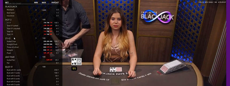 Beste Live-Spiele Infinite Blackjack