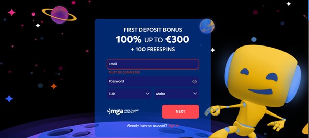 Evospin Casino-Screenshot